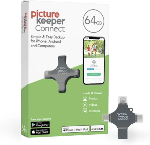 Miniatura 17 de Picture Keeper Connect para iPhone, Android, USB-C, PC y Mac - USB de 128GB para copia de seguridad de fotos, videos, contactos, copia de seguridad