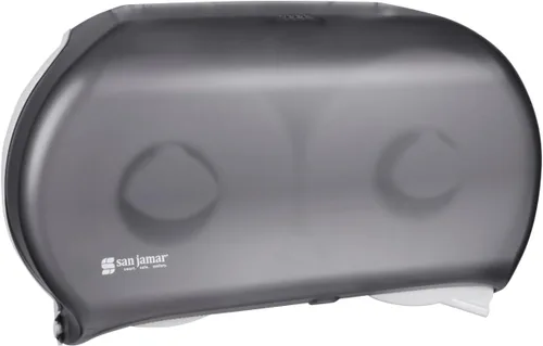 Miniatura 3 de San Jamar - SJMR4000TBK R4000TBK Dispensador de Papel Jumbo Doble de 9", Perla Negra, 12" x 19" x 5.3