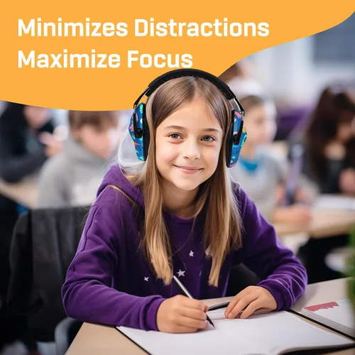 Miniatura 5 de Vanderfields - Protectores de oídos para niños, orejeras con cancelación de ruido, auriculares para niños, autismo, niños pequeños, niños Club