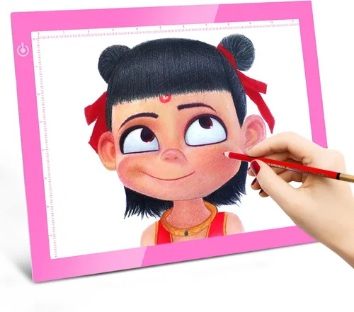 Miniatura 12 de LitEnergy A3 Caja de Luz LED para Calcar, Ultradelgada, con USB Ajustable, Luz LED Artcraft para Tatuajes, Transmisión, Bosquejos, Animación, Verde