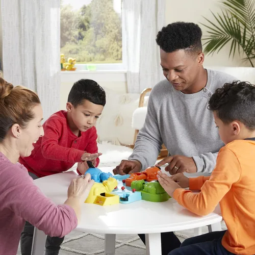Miniatura 8 de Hungry Hungry Hippos - Juego de mesa para niños, juegos preescolares para 2 a 4 jugadores, juegos infantiles fáciles de jugar, juegos de mesa