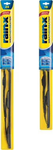 Miniatura 30 de Rain-X 820145 WeatherBeater - Escobillas limpiaparabrisas de 26" y 18" (Paquete de 2), escobillas limpiaparabrisas automotrices de repuesto que
