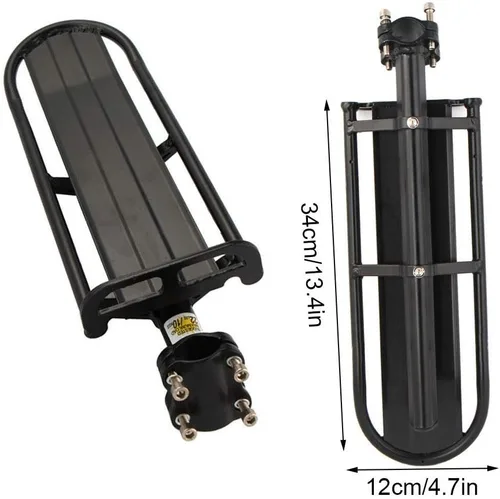 Miniatura 2 de ThreeH - Portaequipajes retráctil para bicicleta, aleación de aluminio, fácil de instalar Aleación de aluminio, soporte para bolsa de alforja