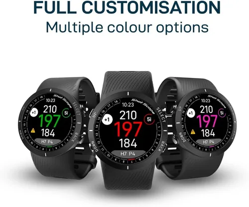Miniatura 4 de Shot Scope V5 Reloj GPS, seguimiento de disparos, 36k+ cursos precargados, mapas de curso completo, sin suscripción (negro)
