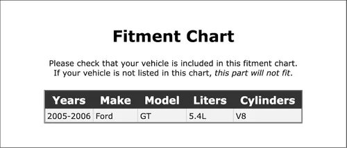 Miniatura 2 de Bote de vapor compatible con Ford GT 5.4L V8 2005 2006 PC-691720