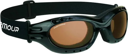 Miniatura 7 de Bikershades Gafas de Seguridad para Motocicleta para Hombre y Mujer. Lentes Polarizadas, Humo, Azul Espejado u Naranja, Lentes Amarillos