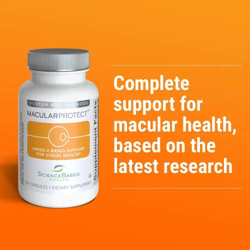 Miniatura 3 de ScienceBased Health MacularProtect AREDS 2 Formula – Suplemento vitamínico y mineral para la salud ocular con luteína, zeaxantina y vitaminas B