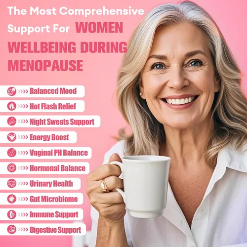 Miniatura 4 de Suplementos de menopausia 40 en 1 para mujeres, multibeneficio y cohosh negro completo para sofocos, sudores nocturnos y equilibrio hormonal