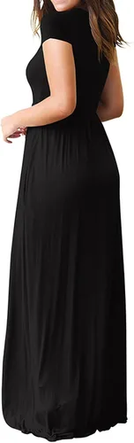 Miniatura 3 de FQZWONG Vestidos para mujer 2023 para fiesta, sexy, vestido maxi de graduación, talla grande, casual, vacaciones, bohemio, vestidos largos