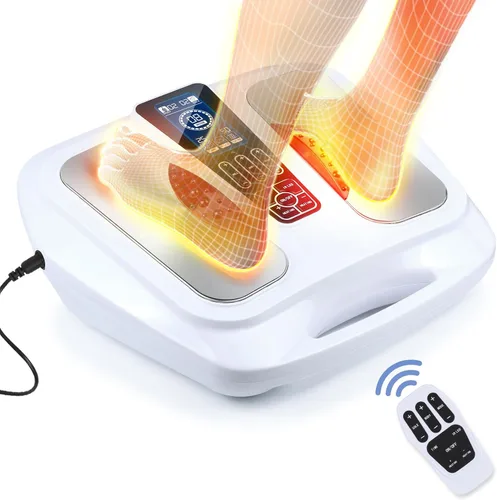 Miniatura 7 de OSITO Estimulador de circulación de pies con calor, apto para FSA o HSA, masajeador de pies EMS para neuropatía, alivio del dolor, masajeador