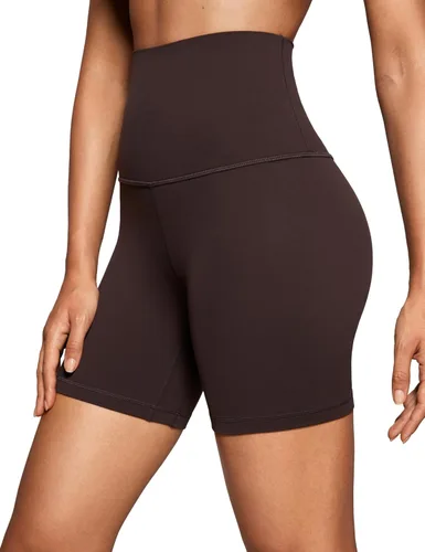 Miniatura 9 de CRZ YOGA Butterluxe Super High Waist Biker Shorts 6"- Yoga Workout Womens Buttery Soft Over Belly