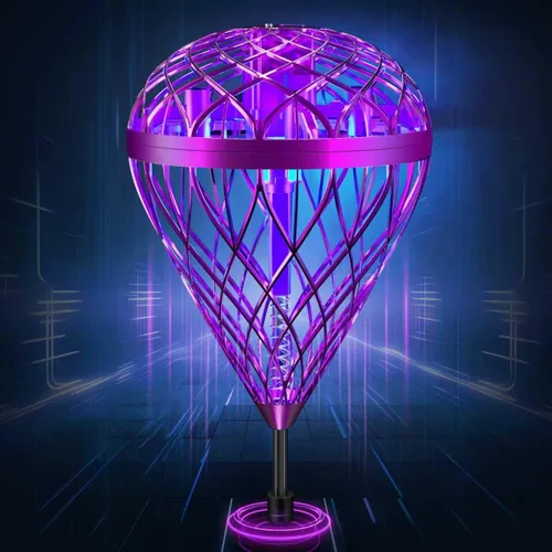 Miniatura 7 de LEMATRIX Juguete de Pelota Rebotadora Voladora 2025, Juguete Rebotador Interactivo para Exteriores Controlado a Mano con Giro 3D, Juguetes Azul