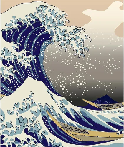 Miniatura 2 de CafePress Hokusai The Great Wave Off Kanagawa - Manta de forro polar súper suave, 60 x 50 pulgadas