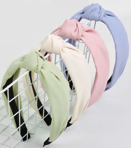 Miniatura 14 de Huachi Bandas para la cabeza con bandera americana para mujeres, anudadas, accesorios de diadema del 4 de julio para mujeres, banda patriótica