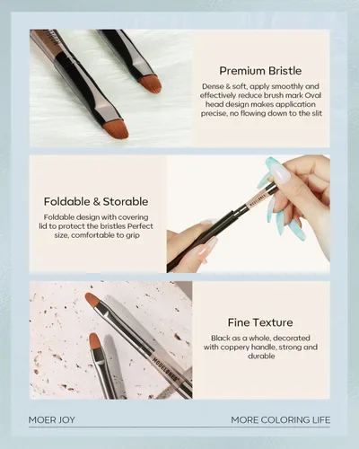 Miniatura 9 de Modelones Limpiador y restaurador de pinceles de uñas para esmalte de uñas/gel de extensión/gel constructor sólido/polvo de inmersión/acrílico