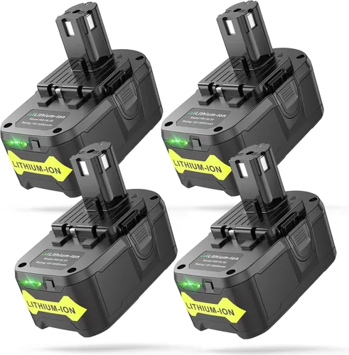 Miniatura 11 de Futurebatt Paquete de 2 baterías de alta capacidad de 18 V y 6.0 Ah para sistema Ryobi ONE+ P102 P103 P105 P107 P108 P109 P122 18 voltios indicador