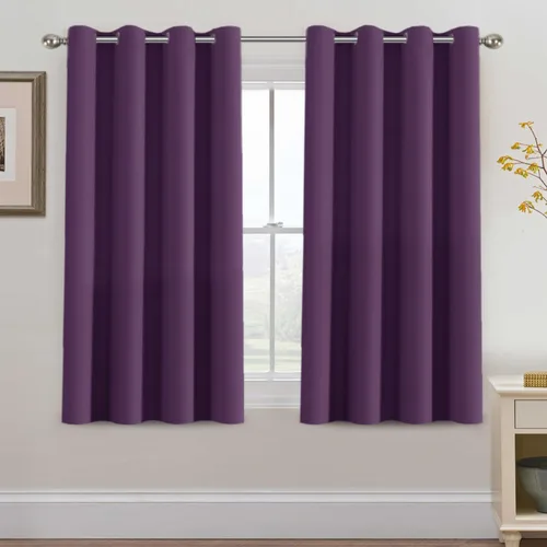Miniatura 29 de H.VERSAILTEX - Cortinas blackout con aislamiento térmico y ojales en la parte superior, para patios, puertas correderas y división de habitaciones