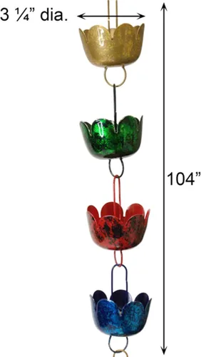 Miniatura 3 de Ancient Graffiti ANCIENTRCLILMIR - Cadena multicolor para lluvia, unisex, para adultos (juego de 1)