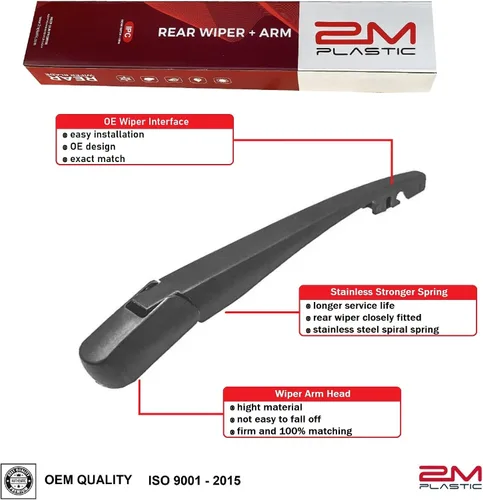 Miniatura 2 de Reemplazo de estilo OEM de fábrica de limpiaparabrisas trasero para Mitsubishi OUTLANDER 2007-2020 PATHFINDER 2005-2012