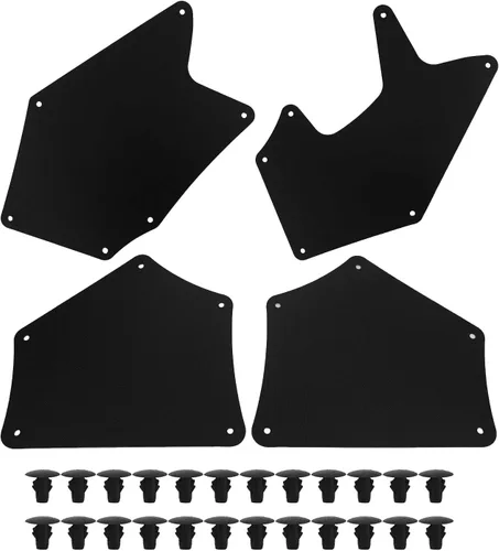 Tutor Auto Protectores de Guardabarros contra Salpicaduras con Clips Compatibles con Toyota Tundra Sequoia 2007-2020 - Reemplaza 537370C030
