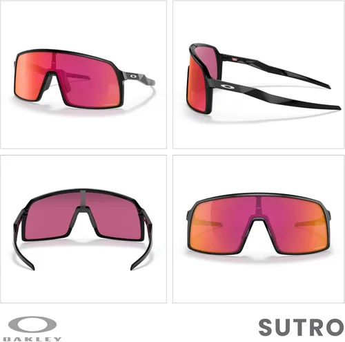 Miniatura 3 de Oakley Sutro OO9406 / OO9462 - Lentes de sol para hombre, kit de correa de accesorios, bolsa de microfibra