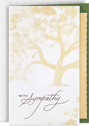 Hallmark Tarjeta de Condolencia, Árbol (Cada Oración por la Paz)