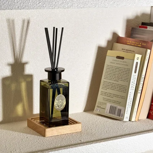 Miniatura 4 de M&SENSE Juego de difusor de varillas grande de 6.3 onzas Difusor de aceite de aroma de bambú con varillas Aceite esencial no tóxico