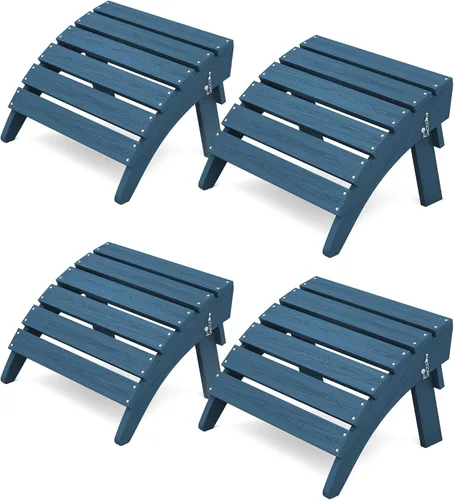 Miniatura 26 de KINGYES Otomana Adirondack plegable para silla Adirondack, Aruba