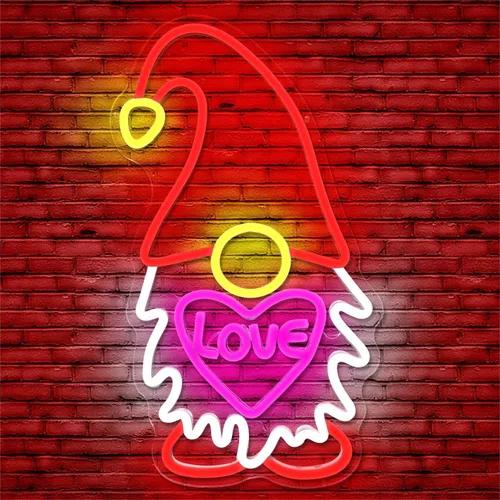 Miniatura 8 de Letrero de neón para el día de San Valentín, luz LED de neón regulable con texto en inglés «Hello Love» para decoración de pared, letrero de neón