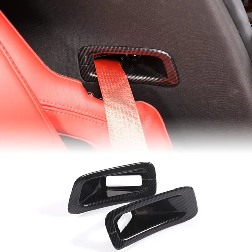 Miniatura 43 de CHEAYAR Funda de cargador de teléfono con patrón de fibra de carbono compatible con Chevrolet Corvette C8 2020-2023, funda de carga inalámbrica