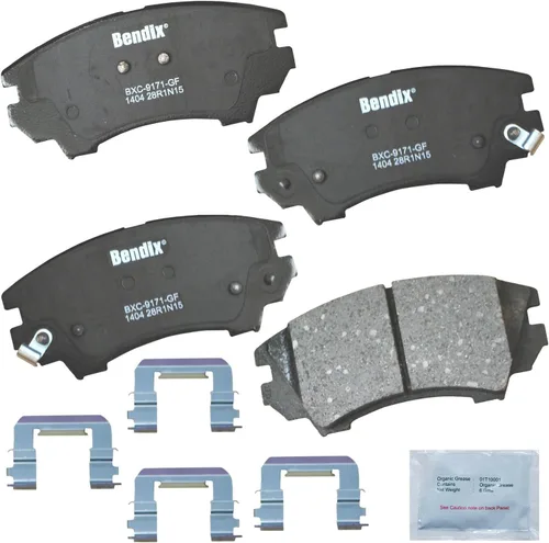 Miniatura 89 de Pastillas de freno delanteras cerámicas Bendix Priority1 CFC2302 para Hyundai Elantra 2021, Sonata 2022-2020, Kia K5 2023-2021