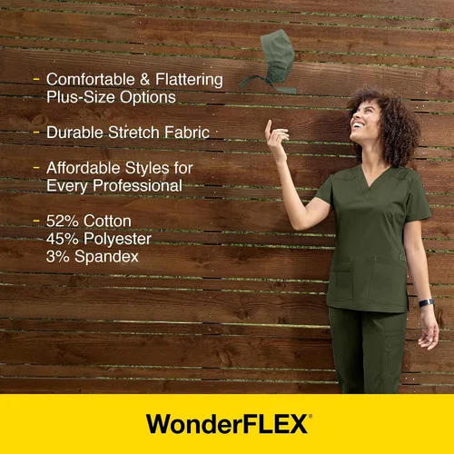 Miniatura 5 de WonderWink Wonderflex Faith - Pantalón estilo hospitalario para mujer