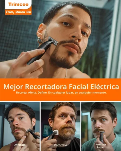 Miniatura 2 de [2026 - Recortadora de pelo para barba y cuerpo mejorada para hombres [todo en uno] Carga rápida USB-C, afeitadora eléctrica sin dolor para ingle