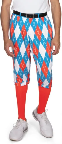 Miniatura 9 de Tipsy Elves Pantalones de golf para hombre, calcetines a juego incluidos, pantalones deportivos para hombre con diseños que cambian el juego