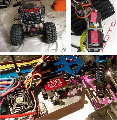 Miniatura 6 de Paquete de 2 DS3218 Digital RC Servo Motor 44.1 lbs Alto Torque Full Metal Gear Impermeable para Baja Coches Robot DIY 270°