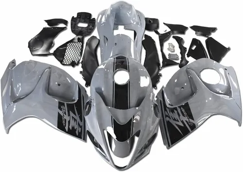 Miniatura 9 de Carenado completo blanco negro para Suzuki 2008-2019 GSXR 1300 Hayabusa Gen2 inyección ABS plástico Carrocería juego de carrocería del mercado de 12