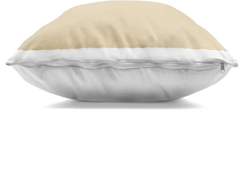 Miniatura 2 de Stupell Industries Ruth Fromstein - Almohada de diseño abstracto geométrico beige, 18 x 18 pulgadas