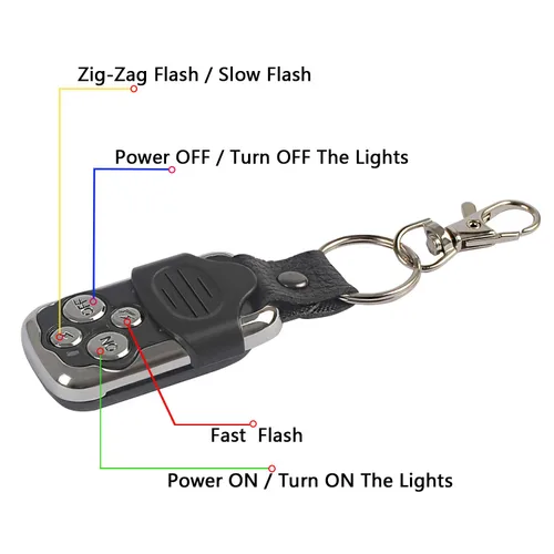 Miniatura 4 de Arnés de cableado de control remoto de barra de luz LED, kit de arnés de cableado de control remoto inalámbrico Jihe para barra de luz LED, luz