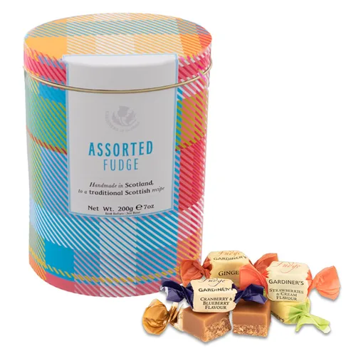Miniatura 20 de Gardiners of Scotland Lata de Fudge Artesanal 250g (8.82 oz), Fudge de Vainilla Thank You Dogs