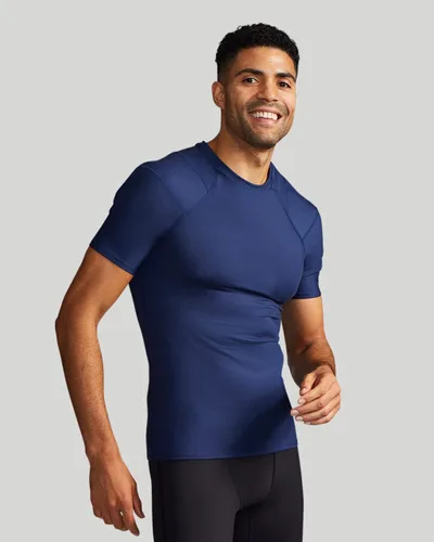 Tommie Copper Camiseta de compresión con corrector de postura para hombre, con protección solar UPF 50