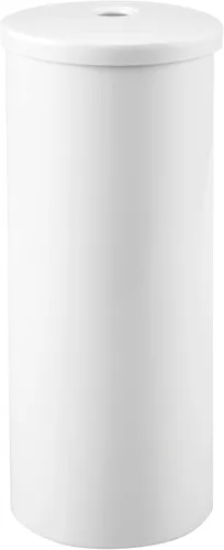 Miniatura 18 de iDesign Soporte Independiente para Papel Higiénico de Baño con Tapa para 3 Rollos Extra, Plata