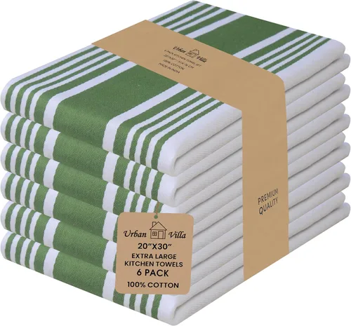 Miniatura 105 de Urban Villa Juego de 8 paños de cocina de algodón, altamente absorbentes, súper suaves, de secado rápido, de 12 x 12 pulgadas, para limpieza y 005
