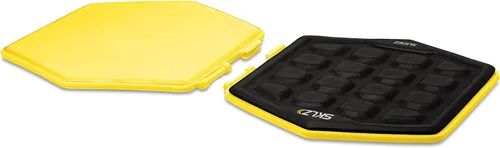 Miniatura 2 de SKLZ Slidez - Discos deslizantes de ejercicio de doble cara para ejercicios de estabilidad central para manos y pies, uso estándar, amarillo