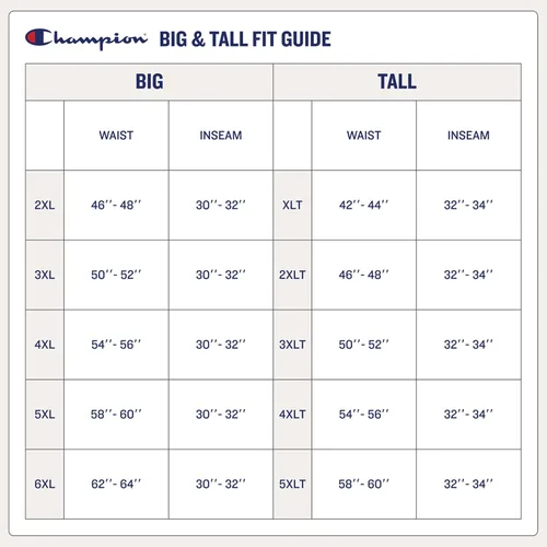 Miniatura 6 de Champion Mens Big and Tall Open Bottom Lounge Pants, Lightweight Jersey Sweatpants