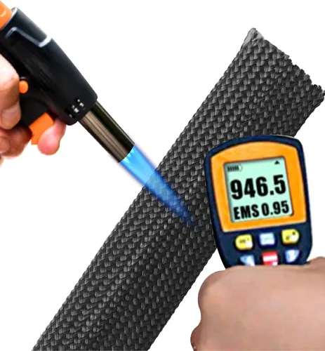 Miniatura 2 de Protector Térmico de Alambre Automotriz Funda Protectora Térmica Protector Térmico para Línea de Combustible Cubierta Protectora de Manguera Auto