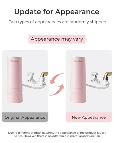 Miniatura 2 de Waterdrop BFC3-Lite – Filtro de agua para lavado facial, filtro para lavabo de baño para piel, reduce 99% de cloro, limpieza profunda a nanoescala
