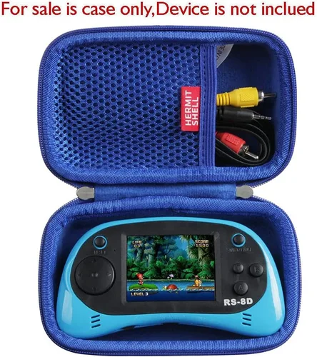 Miniatura 2 de Hermitshell Estuche de viaje para EASEGMER Kids Handheld Game Reproductor de videojuegos portátil (azul)