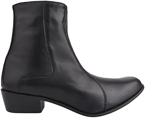 Miniatura 7 de LIBERTYZENO Botas de vestir retro para hombre con estampado de serpiente y tobillo alto para adultos, para graduación, graduación