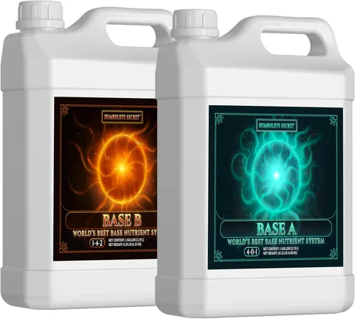 Miniatura 10 de El mejor sistema base de nutrientes, paquete base secreto Humboldts a y b, fertilizante/nutriente liquido para cultivos de flores y etapas