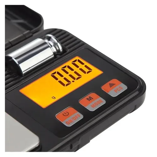Miniatura 4 de 7.05 oz/0.00 oz 1.76 oz/0.00 oz Escala de bolsillo Mini escala digital Peso de calibración Escala electrónica Pantalla LCD retroiluminada de alta
